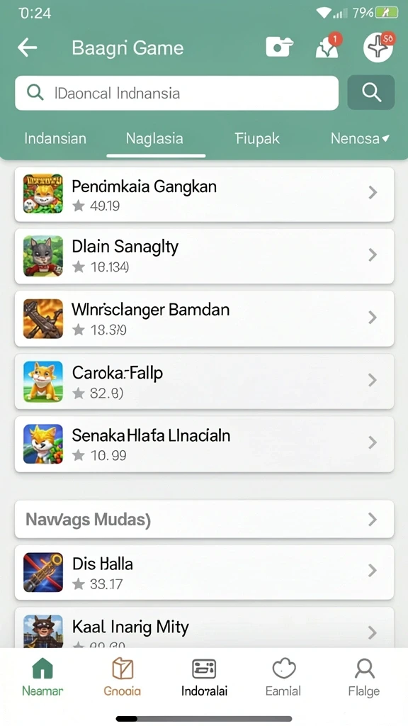 Tampilan grafis yang cerah dan menarik.