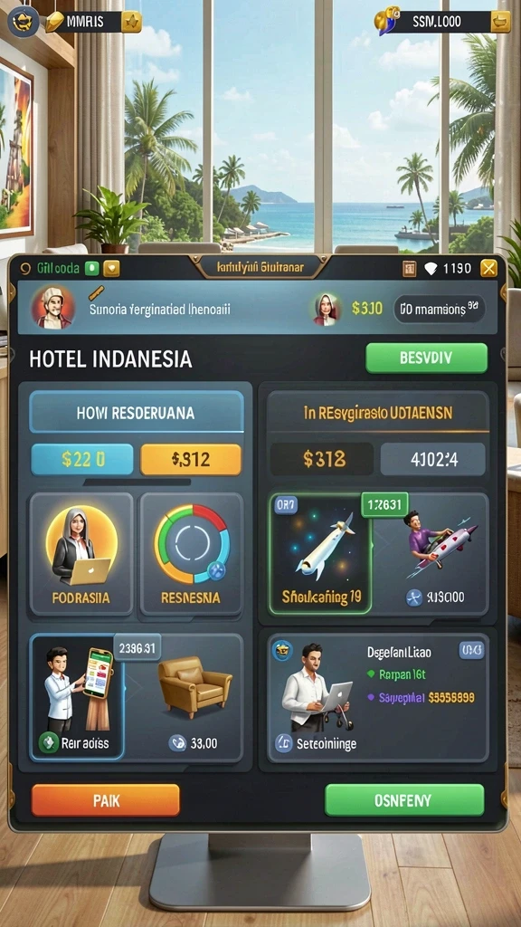 Mode permainan seru dengan banyak tantangan.