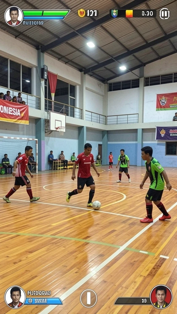 Momen seru dari pertempuran epik dalam permainan.