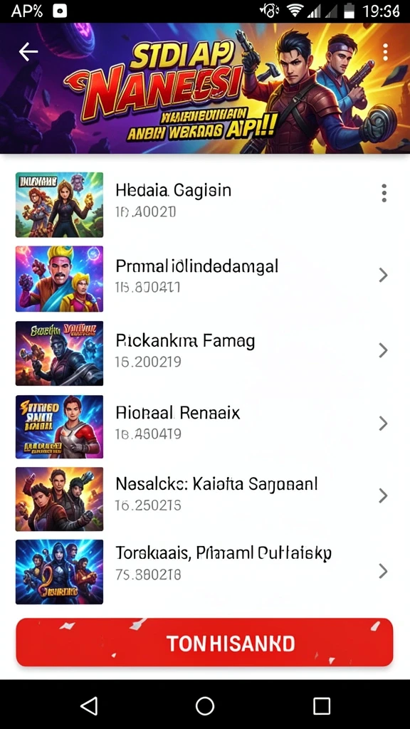 Tampilan awal yang menarik dan intuitif.
