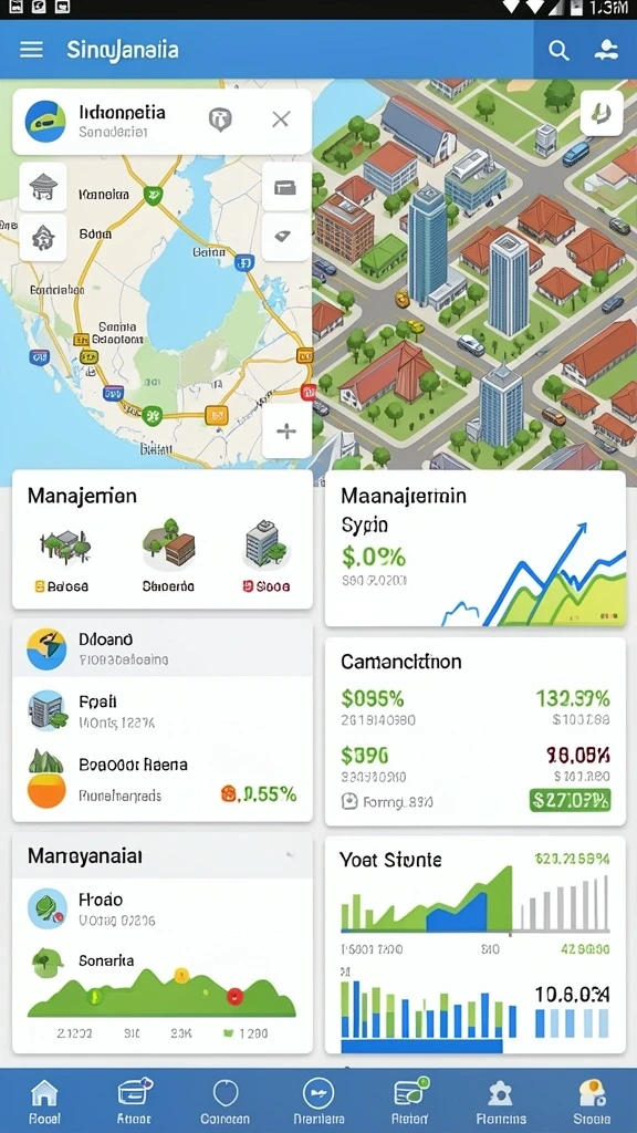 Screenshot menunjukkan level yang penuh warna dan detail.