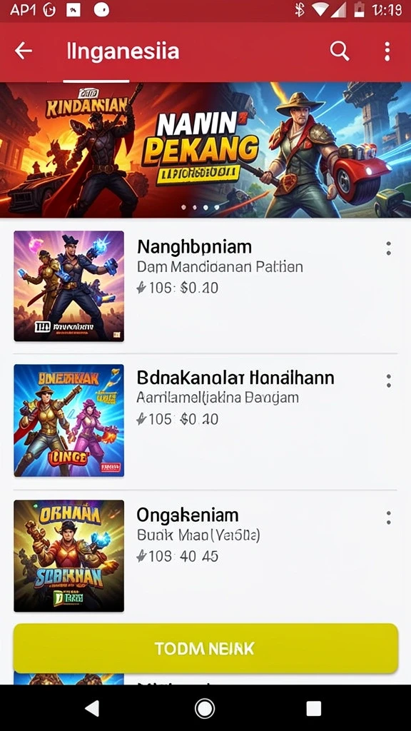 Tampilan antarmuka pengguna yang intuitif dan menarik.
