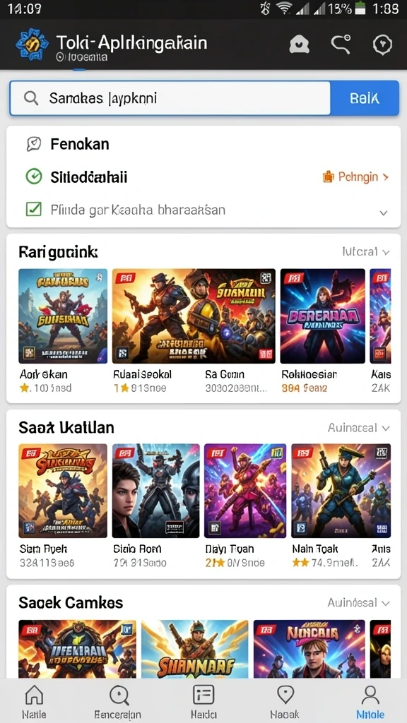 Screenshot menampilkan karakter utama IDN789 dengan desain yang unik.