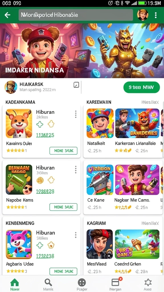 Grafis menawan yang memperindah pengalaman bermain.