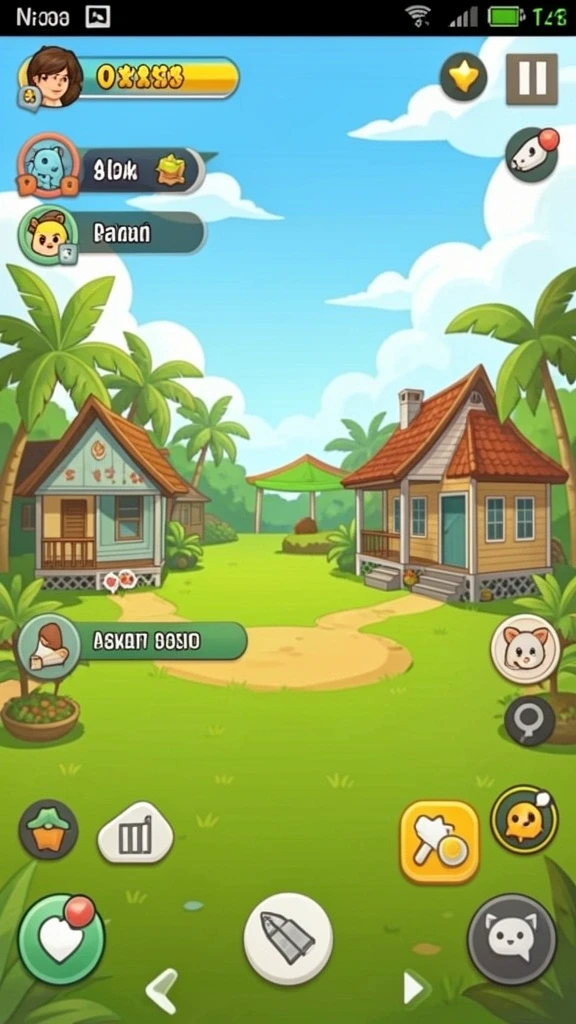 Tampilan awal permainan yang mengesankan.