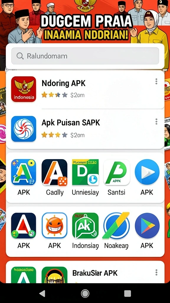 Tampilan antarmuka yang modern dan menarik.