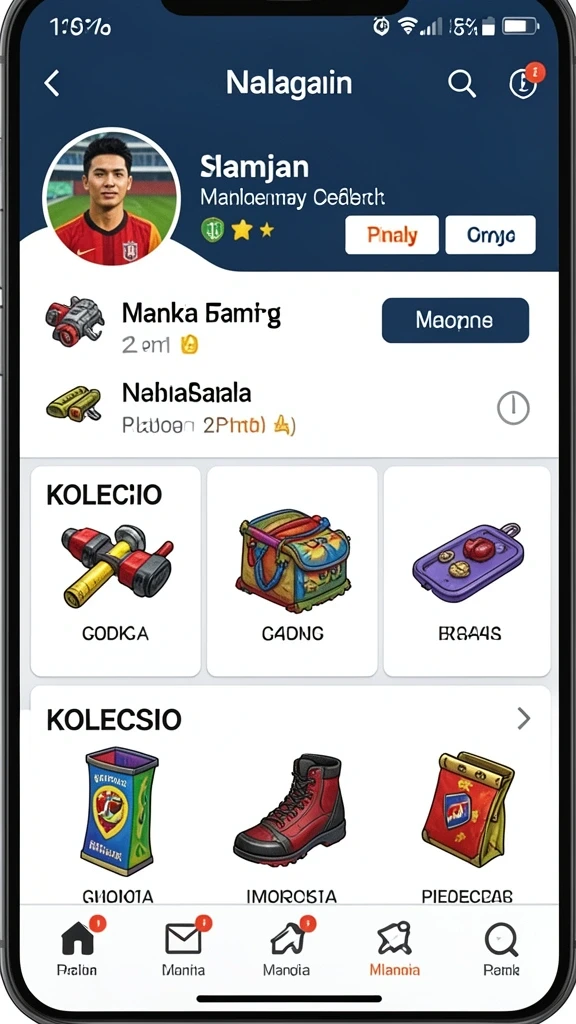Tampilan grafis yang menawan dalam permainan slot.
