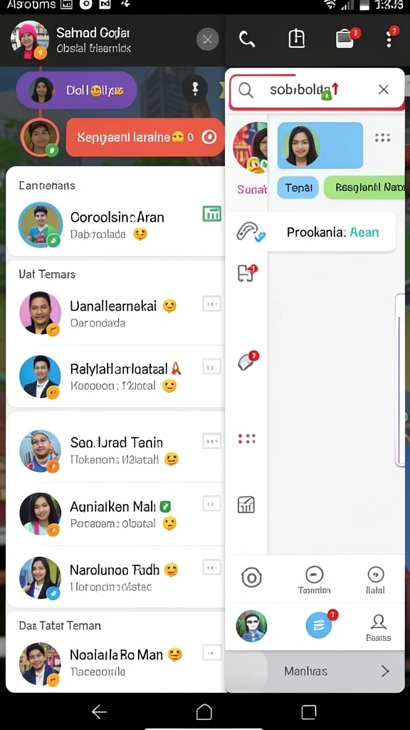 Berbagai mode permainan yang menantang dan seru.