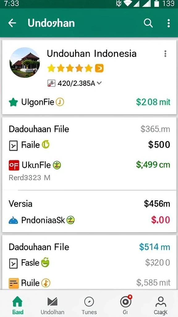 Beragam permainan seru yang bisa dipilih.