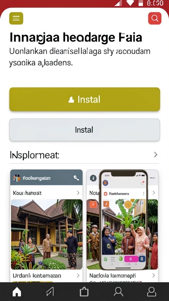 Tampilan antarmuka yang modern dan menarik.
