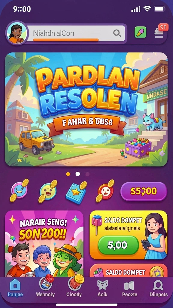 Tangkapan layar kedua menunjukkan pertarungan epik dengan bos.