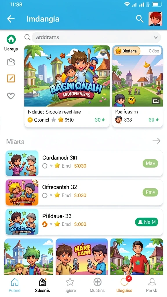 Beragam pilihan permainan yang menyenangkan.