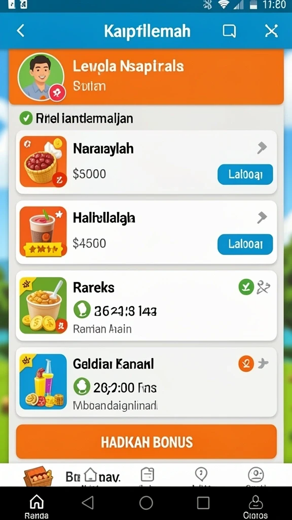 Tampilan antarmuka yang menarik dan ramah pengguna.