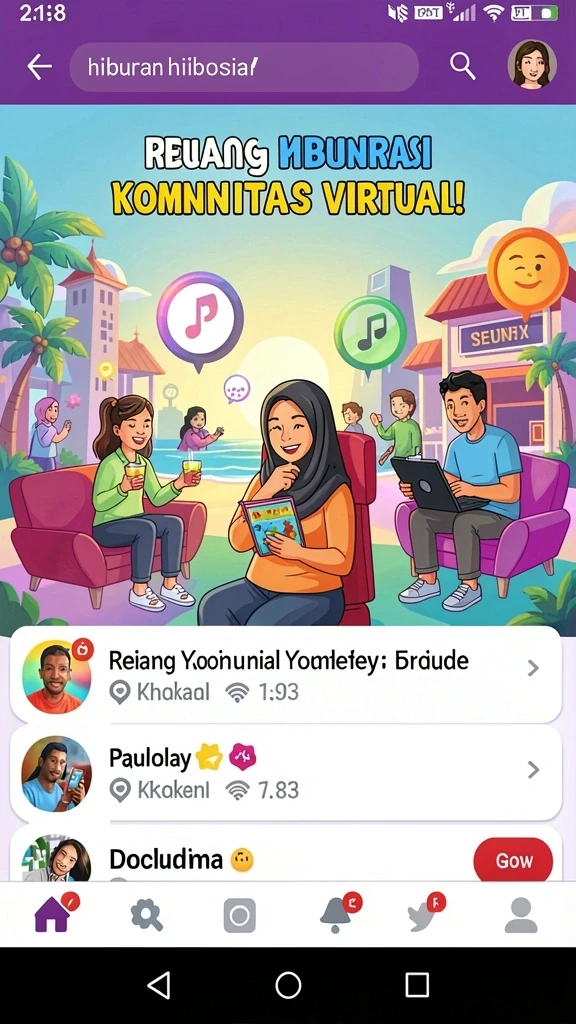 Misi seru dan tantangan di dalam game.