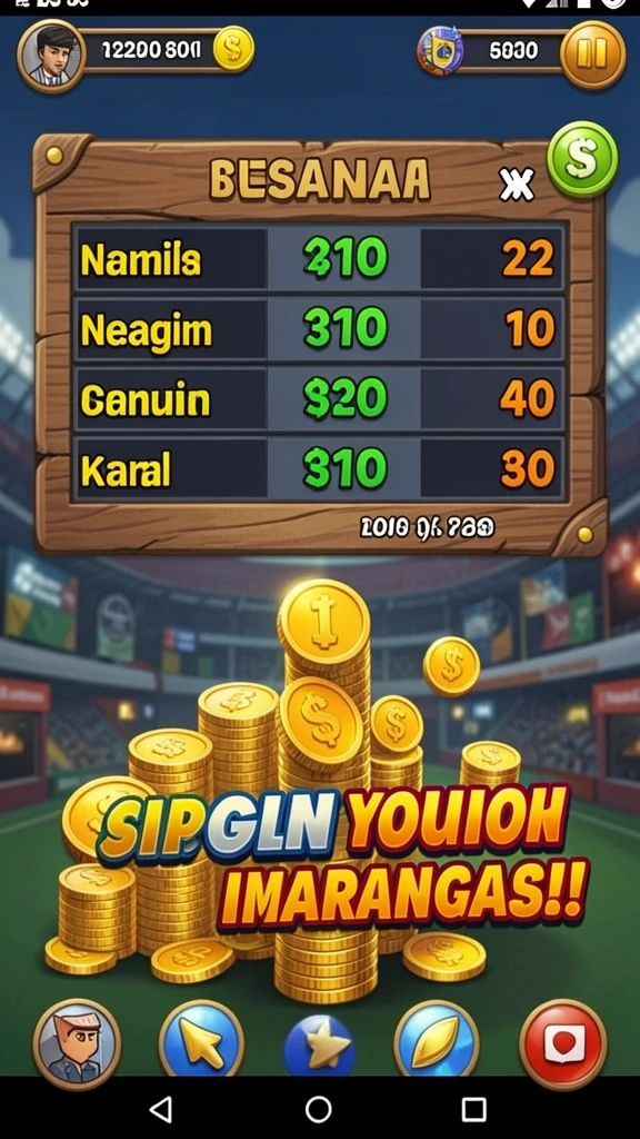 Tampilan awal yang menarik dan penuh warna.